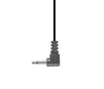 EH-1369X, Earphone Kit, 2.5mm Right Angle Connector, Black - The Earphone Guy