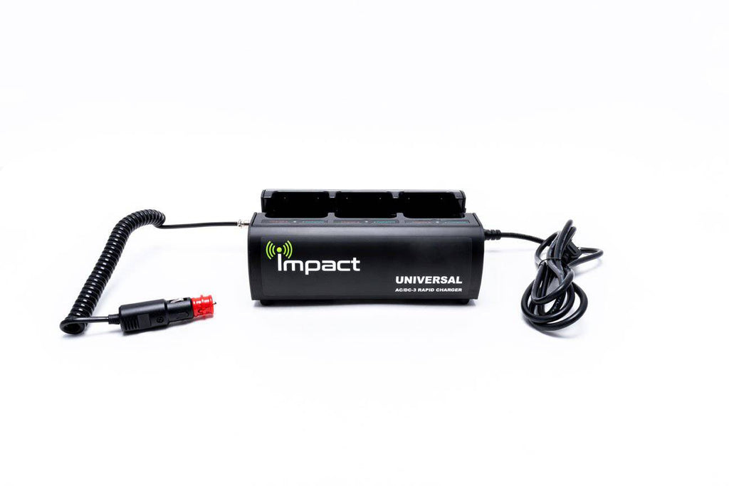 AC/DC-3 V3 Impact Universal Rapid Three Bank Charger - The Earphone Guy
