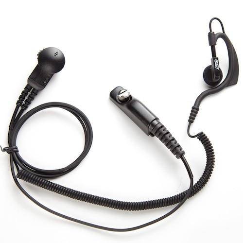 ARC G31005 Ear Hook Lapel Microphone fits Motorola - The Earphone Guy