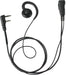 Pryme LMC-1GH22S Low Cost G-Hook PTT Adjustable Earset Lapel Mic fits Vertex - The Earphone Guy